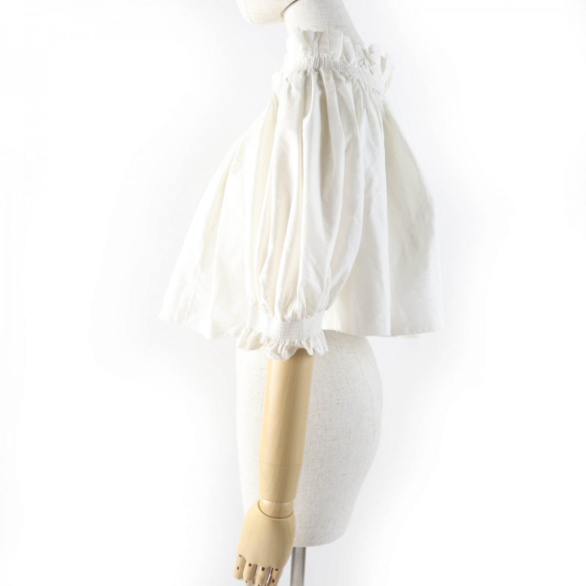 Christian Dior tops 311B10A3124 Main: 52% cotton, Main: 48% silk Ivory Women 40