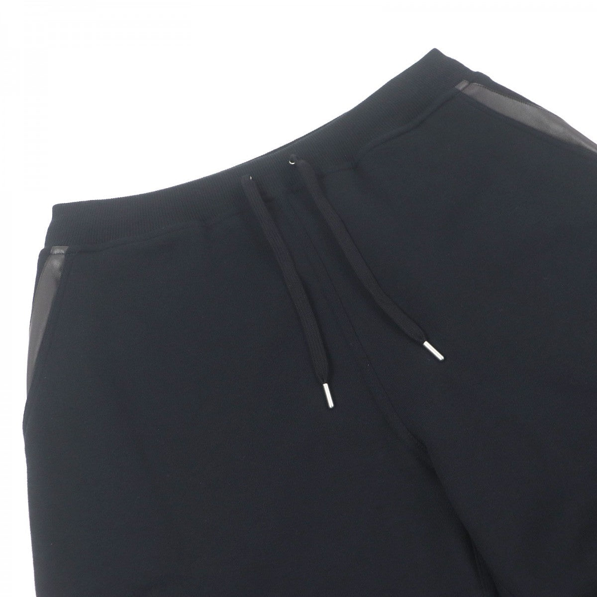 HERMES Pants Main: 87% cotton, Main: 13% cashmere, Part: 68% cotton, Part: 29% cashmere, Part: 3% polyurethane black mens S