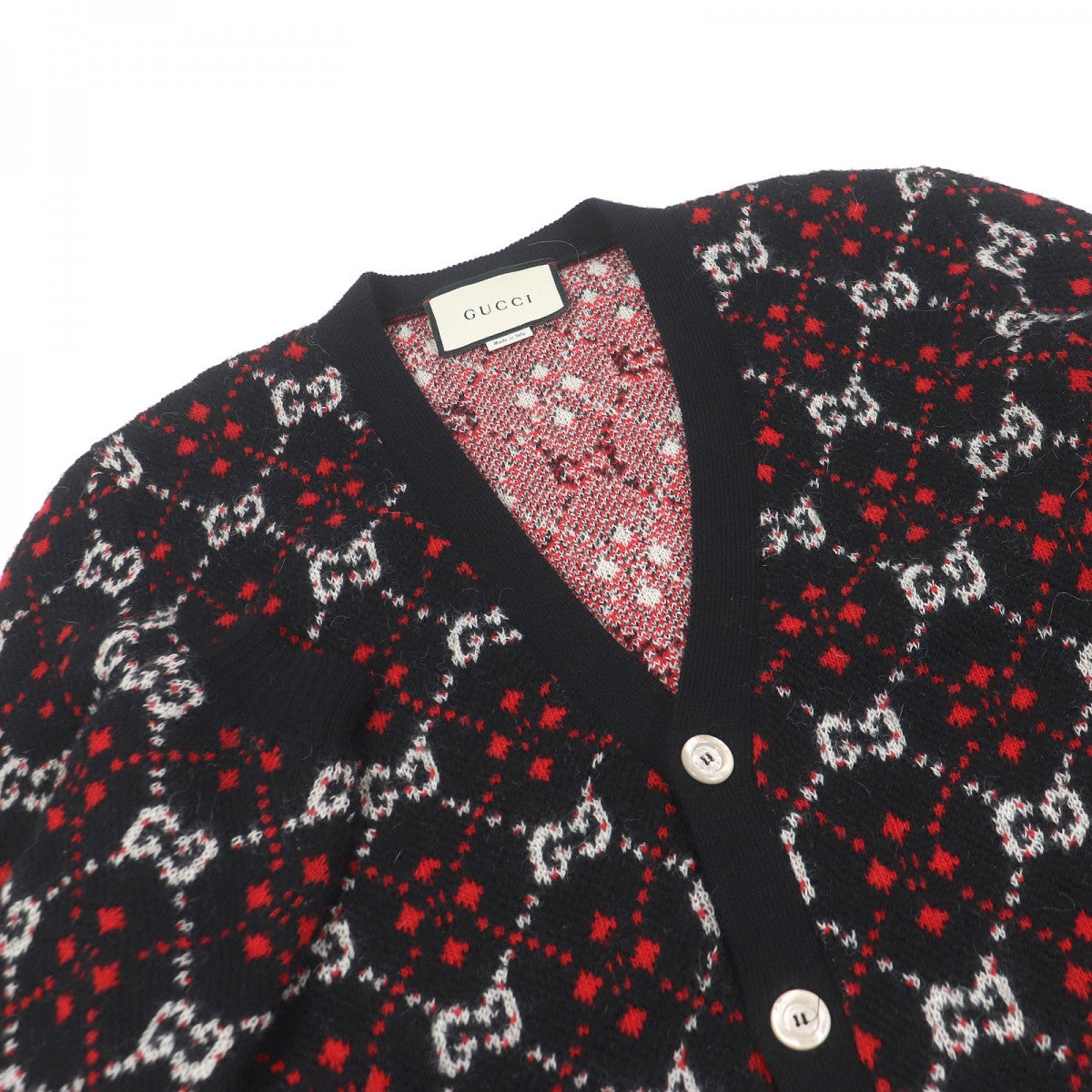 GUCCI cardigan 543497 Main: 60% alpaca, Main: 40% wool black mens S