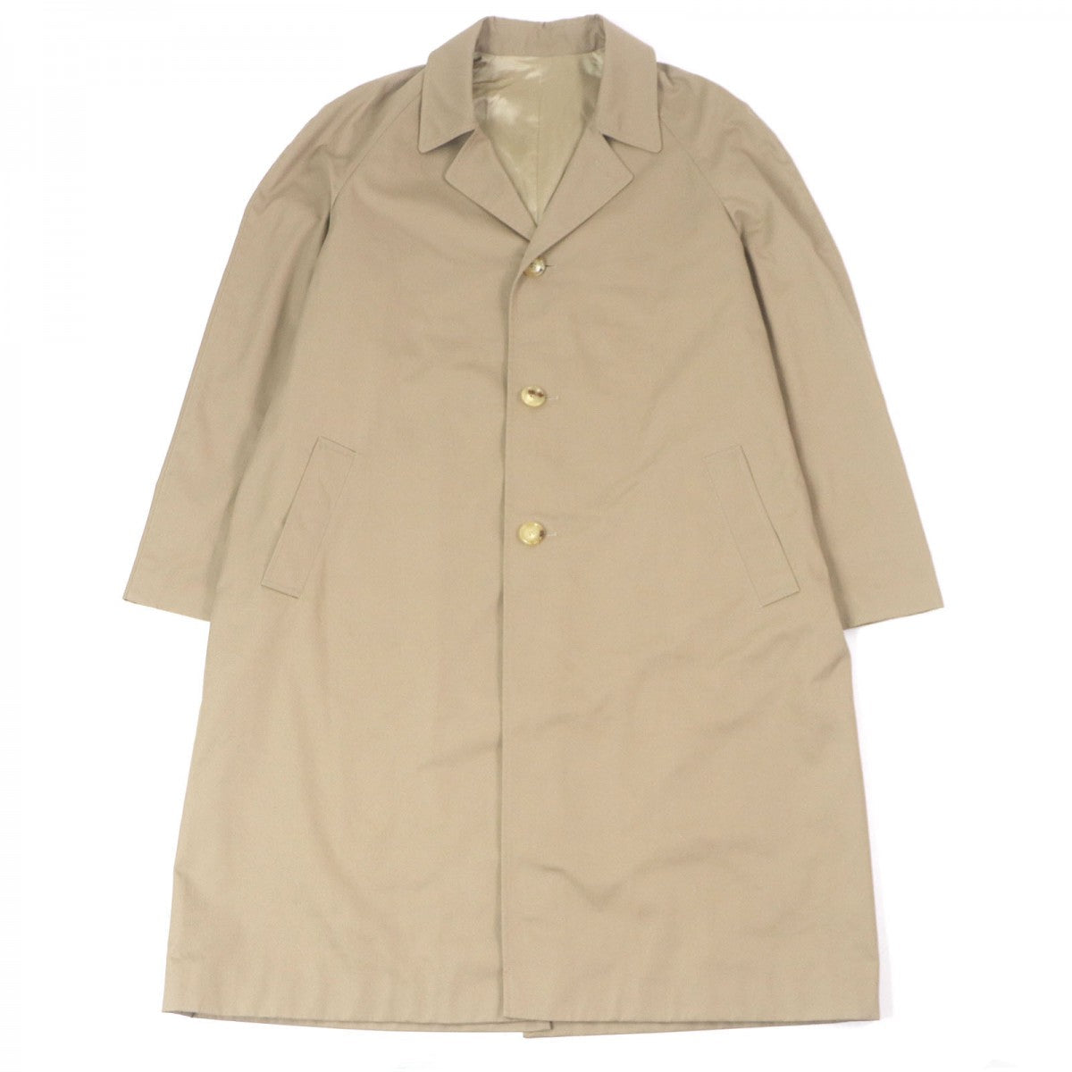 CELINE coat 2M82A004N Outer: 65% polyester, Outer: 35% cotton, Lining: 54% cupra, Lining: 46% rayon, Part: 100% cotton beige mens 46