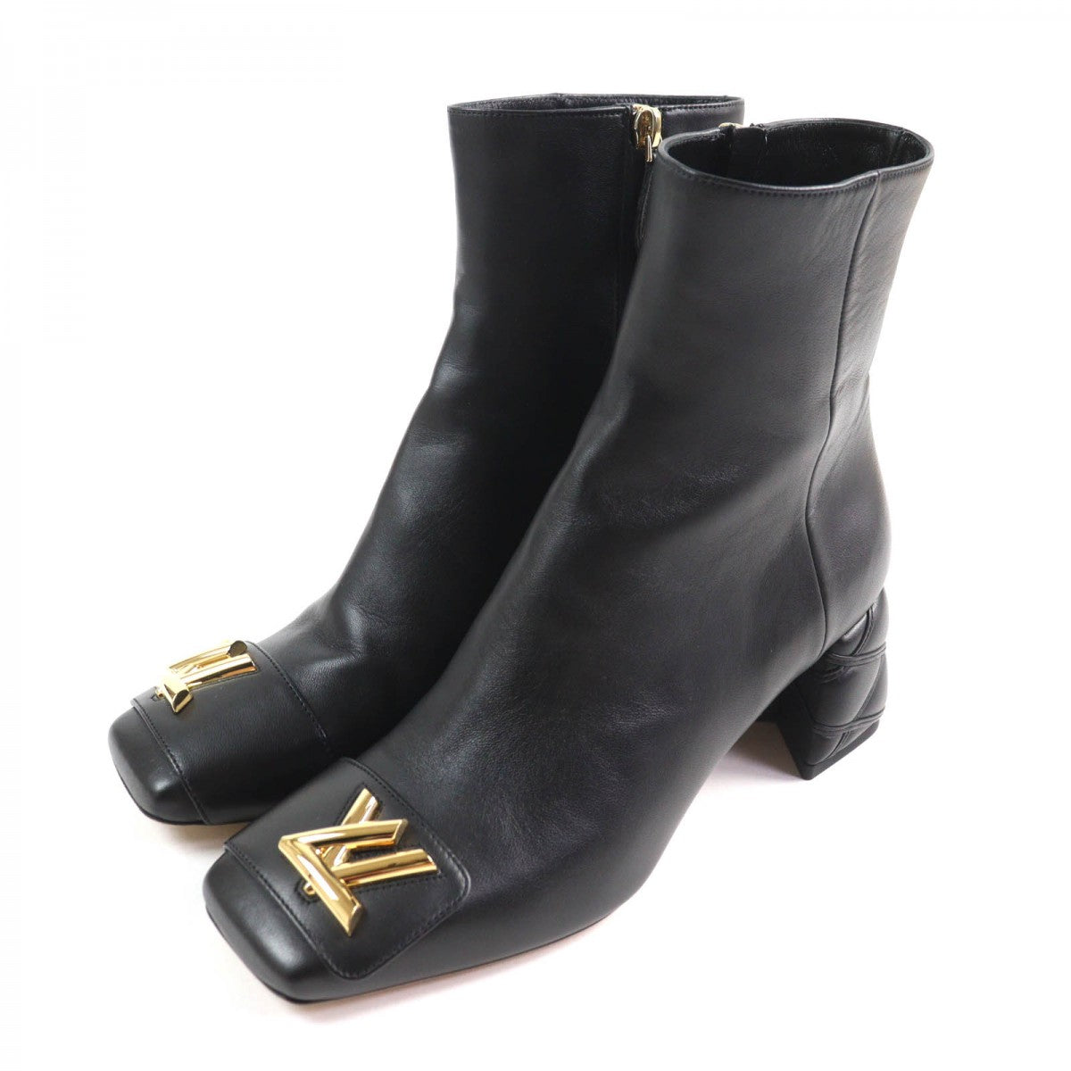 LOUIS VUITTON Ankle boots Main: Leather black Shake Line Women 37.5