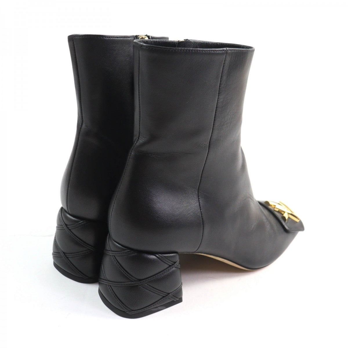 LOUIS VUITTON Ankle boots Main: Leather black Shake Line Women 37.5