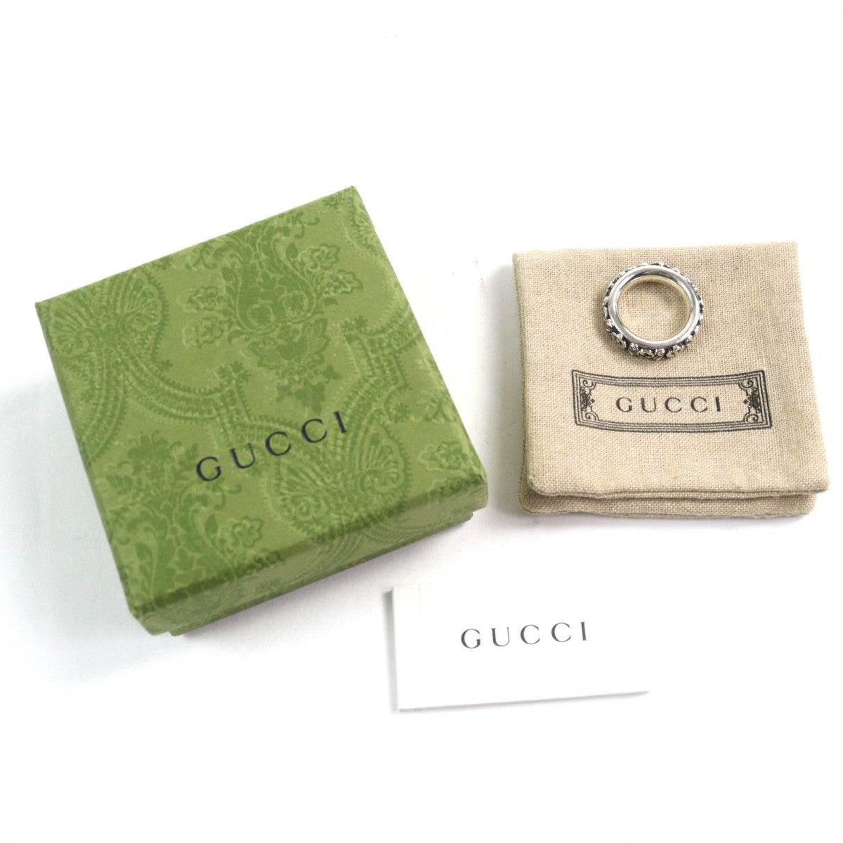 GUCCI Ring 728261 Mainï¿½FAG925 Silver mens 15