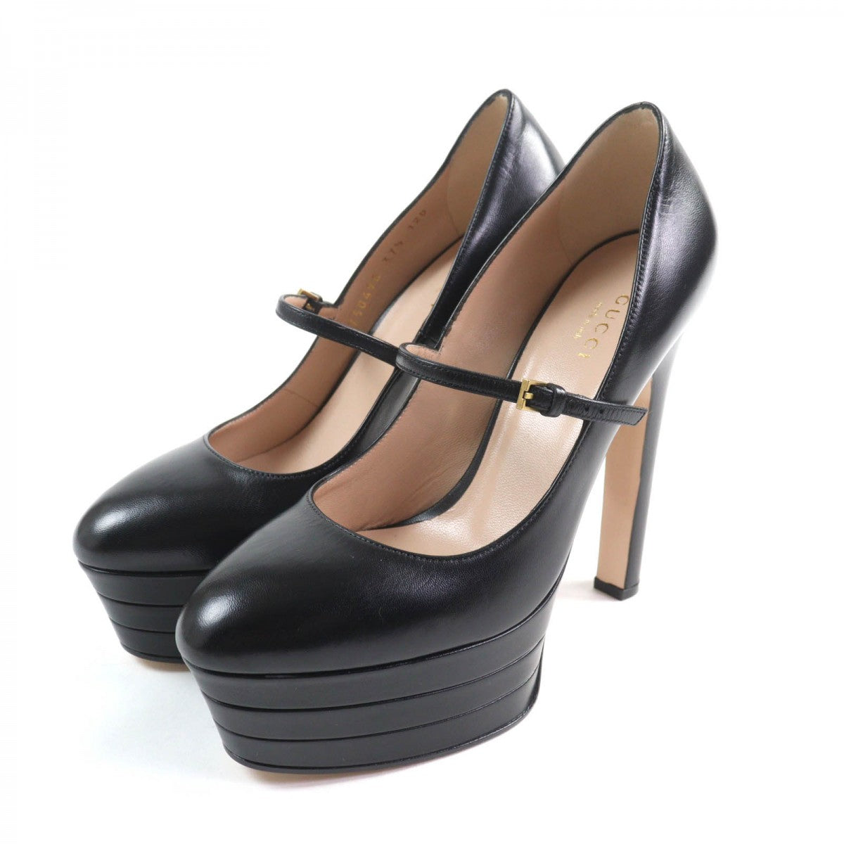 GUCCI pumps 750490 Main: Leather black Women 37.5