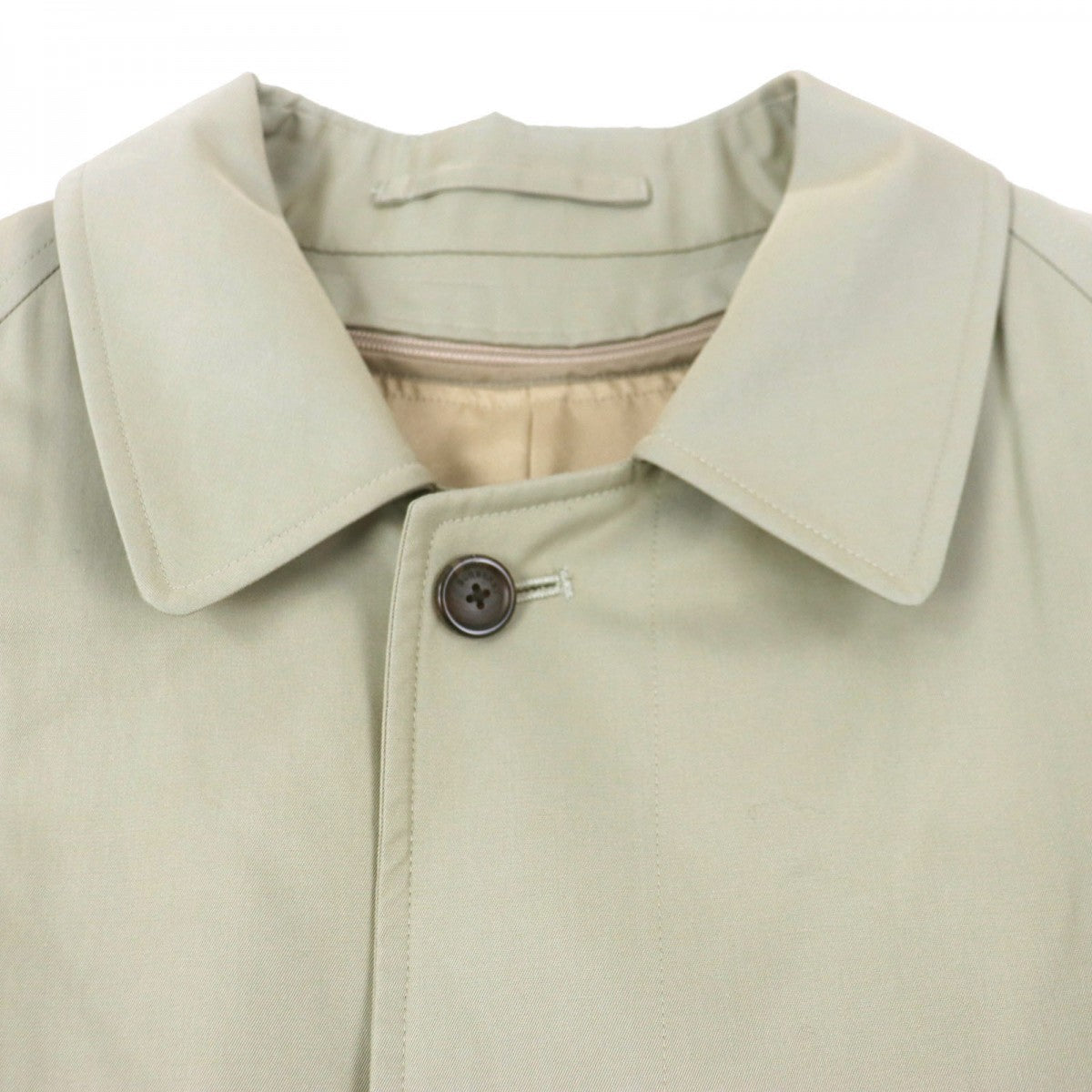 BURBERRY LONDON Stainless collar coat Outer: 100% cotton, Lining: cotton, Sleeve lining: polyester, Liner: 90% wool, Liner: 10% cashmere khaki mens