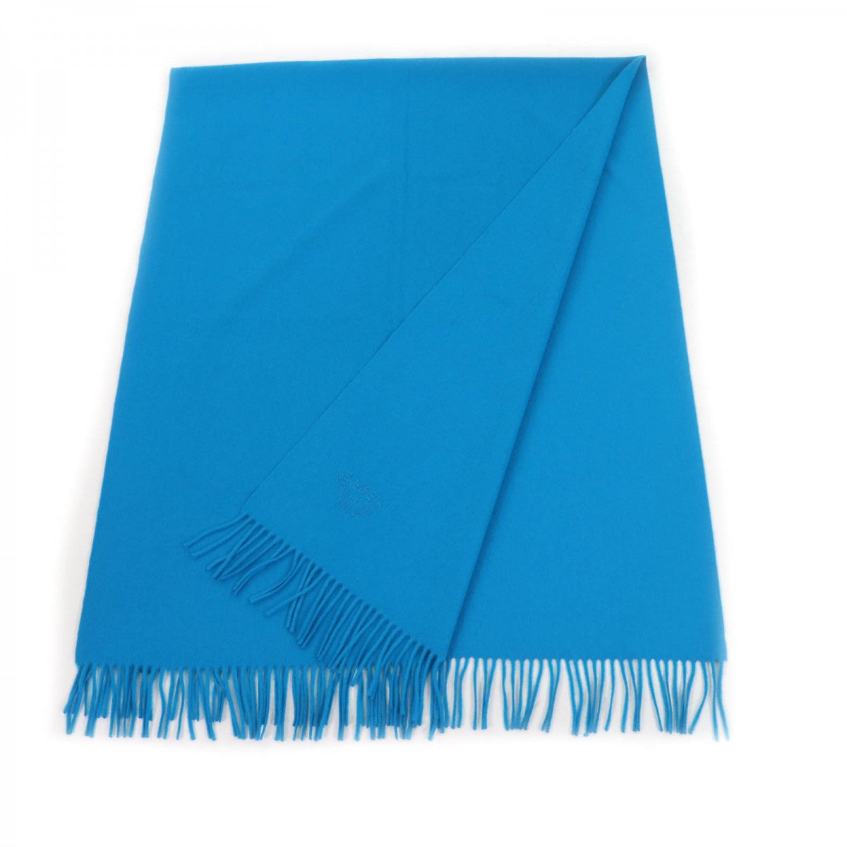 HERMES shawl Main: 100% cashmere blue Women