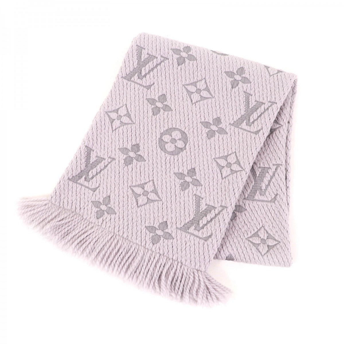 LOUIS VUITTON Scarf M74742 wool Griperles Esharp Logomania