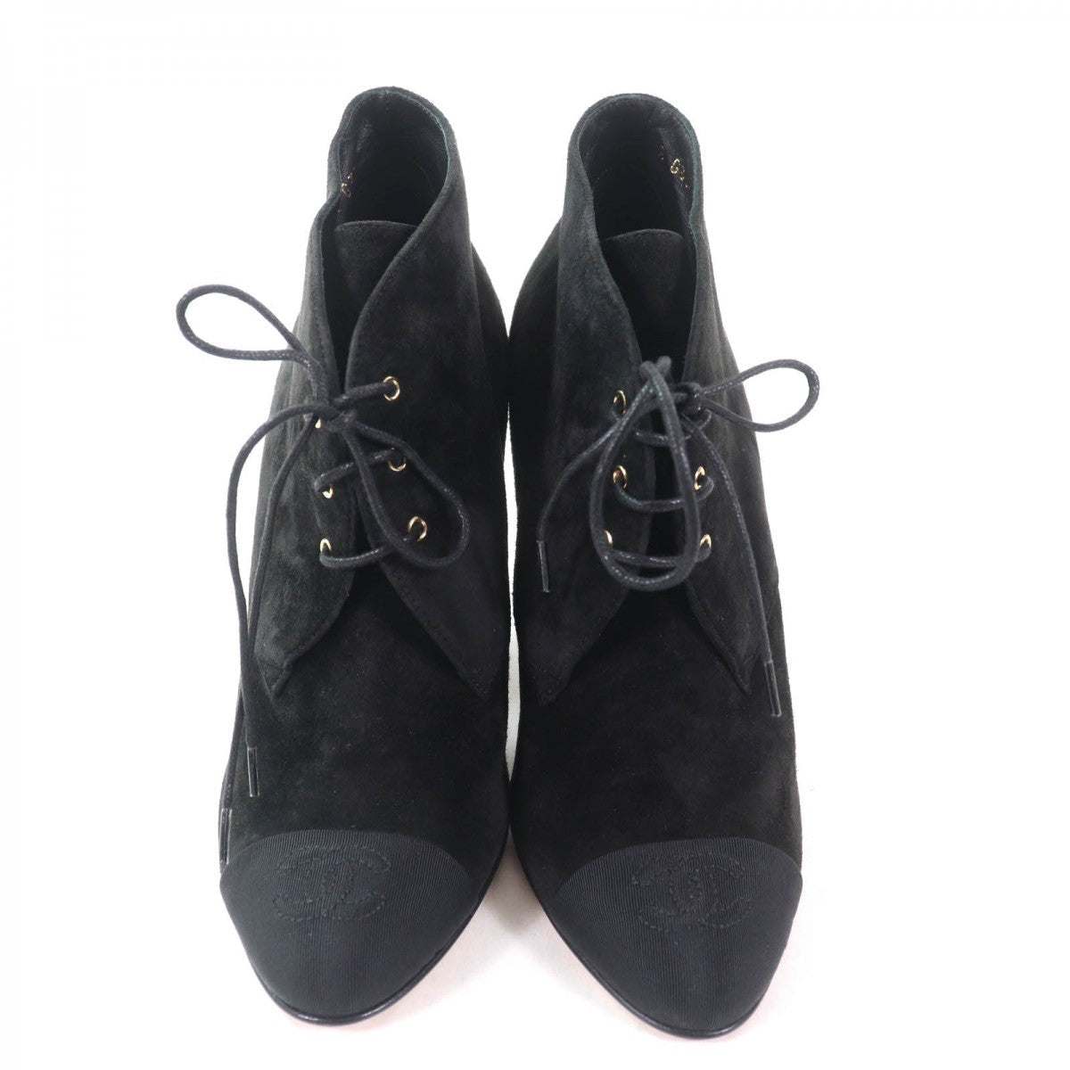 CHANEL Ankle boots G33443 Main: Suede leather black Women 35.5