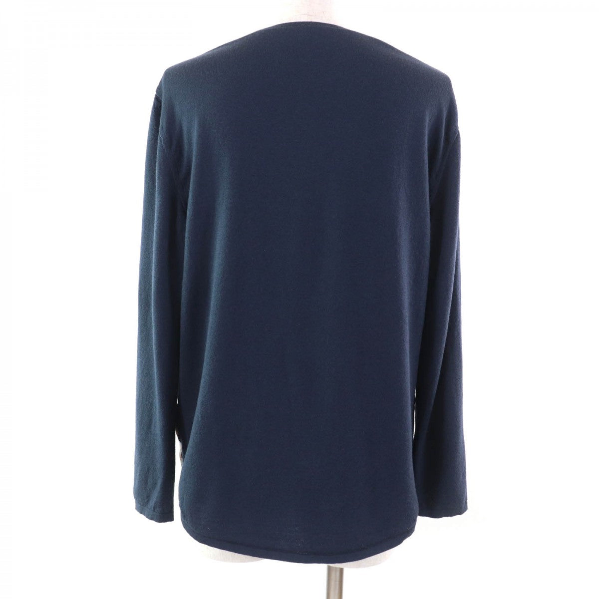 HERMES knit silk Navy multi L