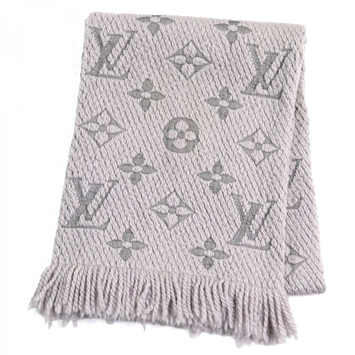 LOUIS VUITTON Scarf M74742 Main: 94% wool, Main: 6% silk Griperles Esharp Logomania mens