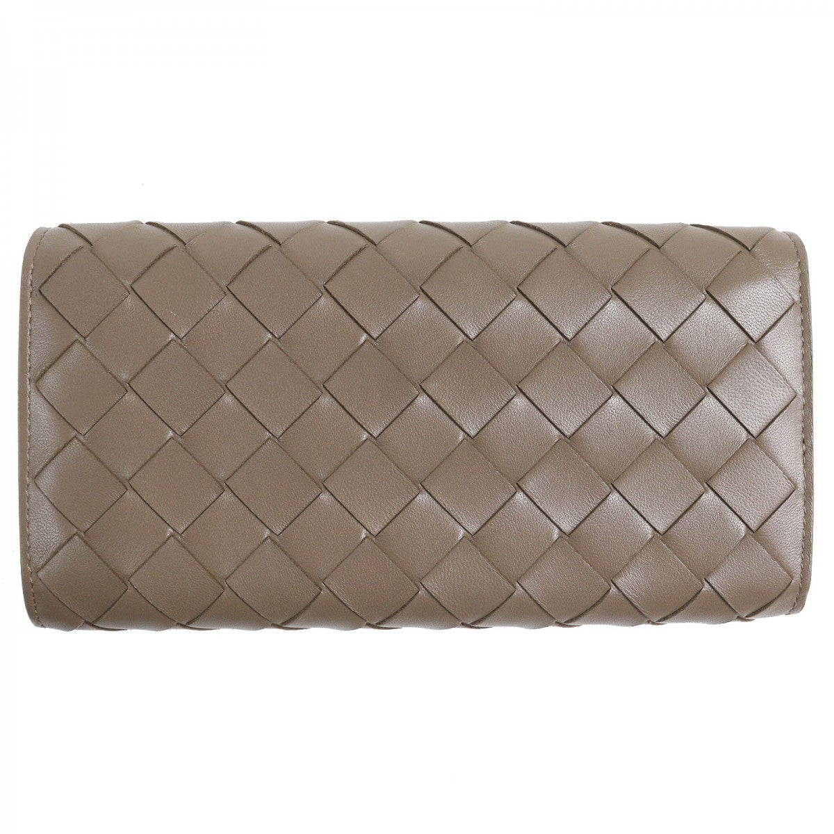 BOTTEGAVENETA Long Wallet Purse Main: Leather Brown mens