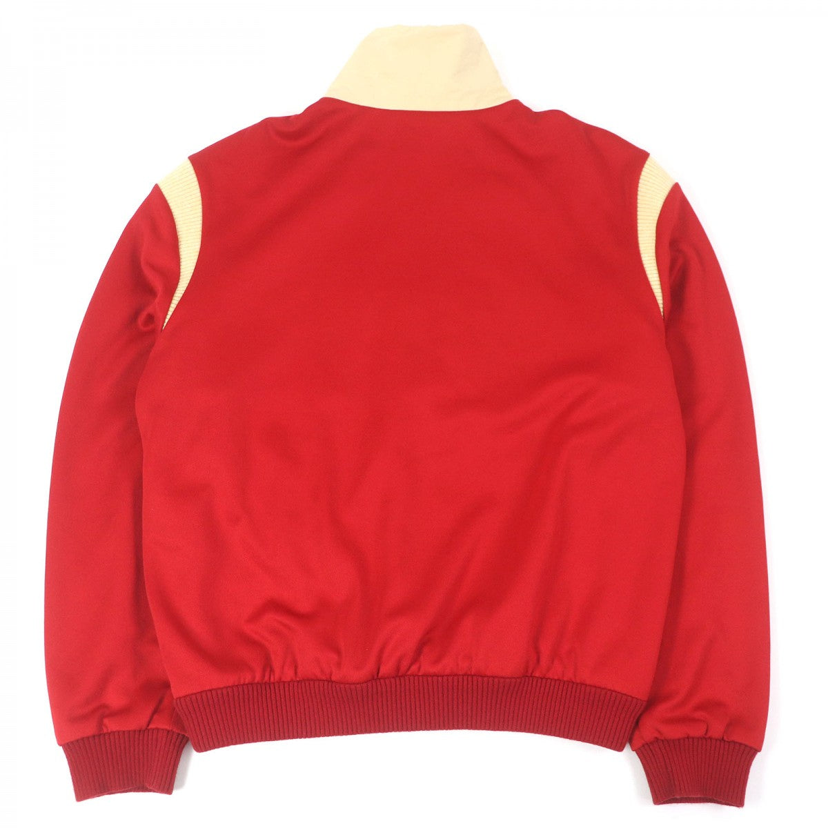 GUCCI Jacket 625287 Main: 55% polyester, Main: 45% cotton, Lining: 100% cotton, Filling: 100% polyester, Part: 94% wool Red Ivory mens M