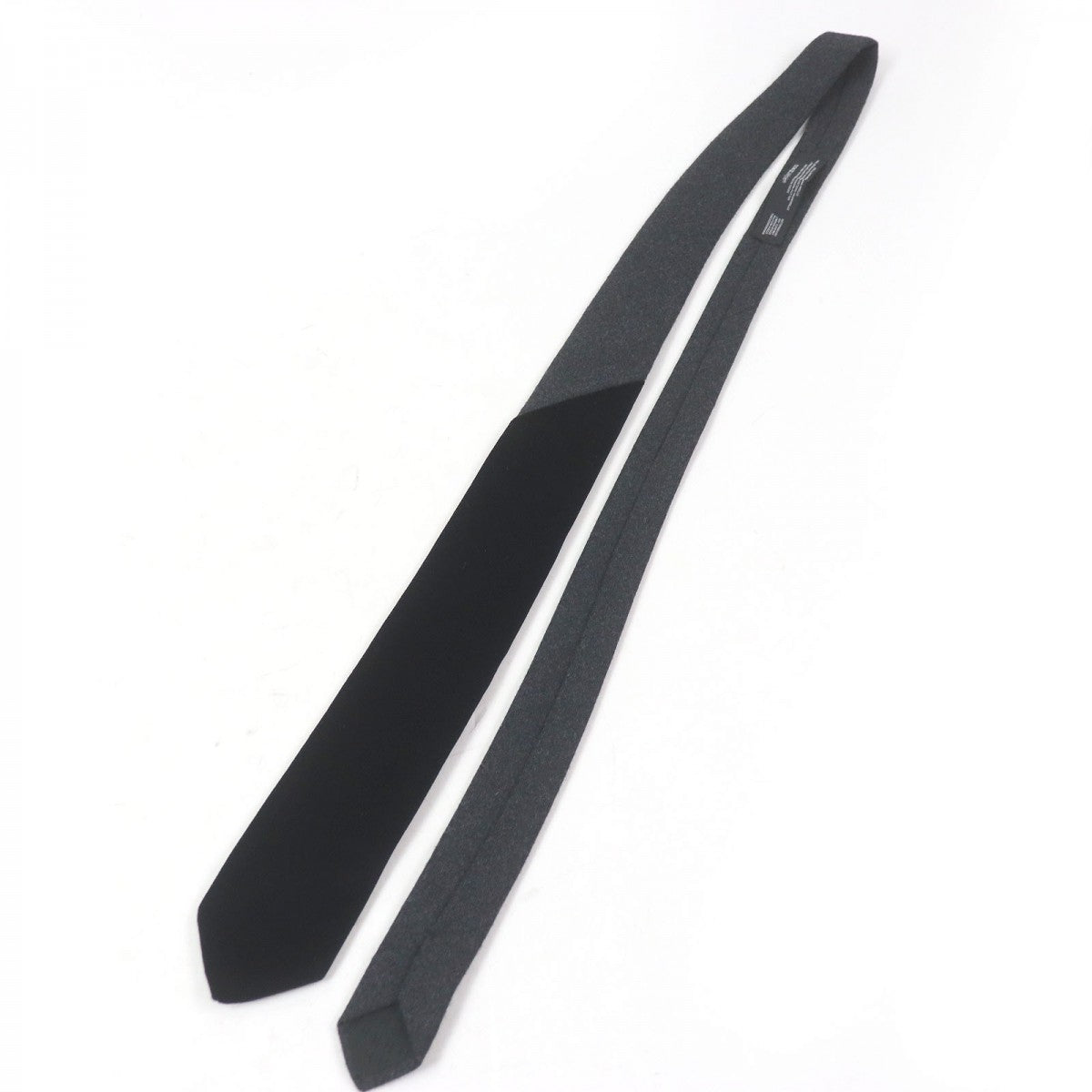 HERMES tie Main: 100% wool, Main: 100% silk, Main: 100% cotton black mens