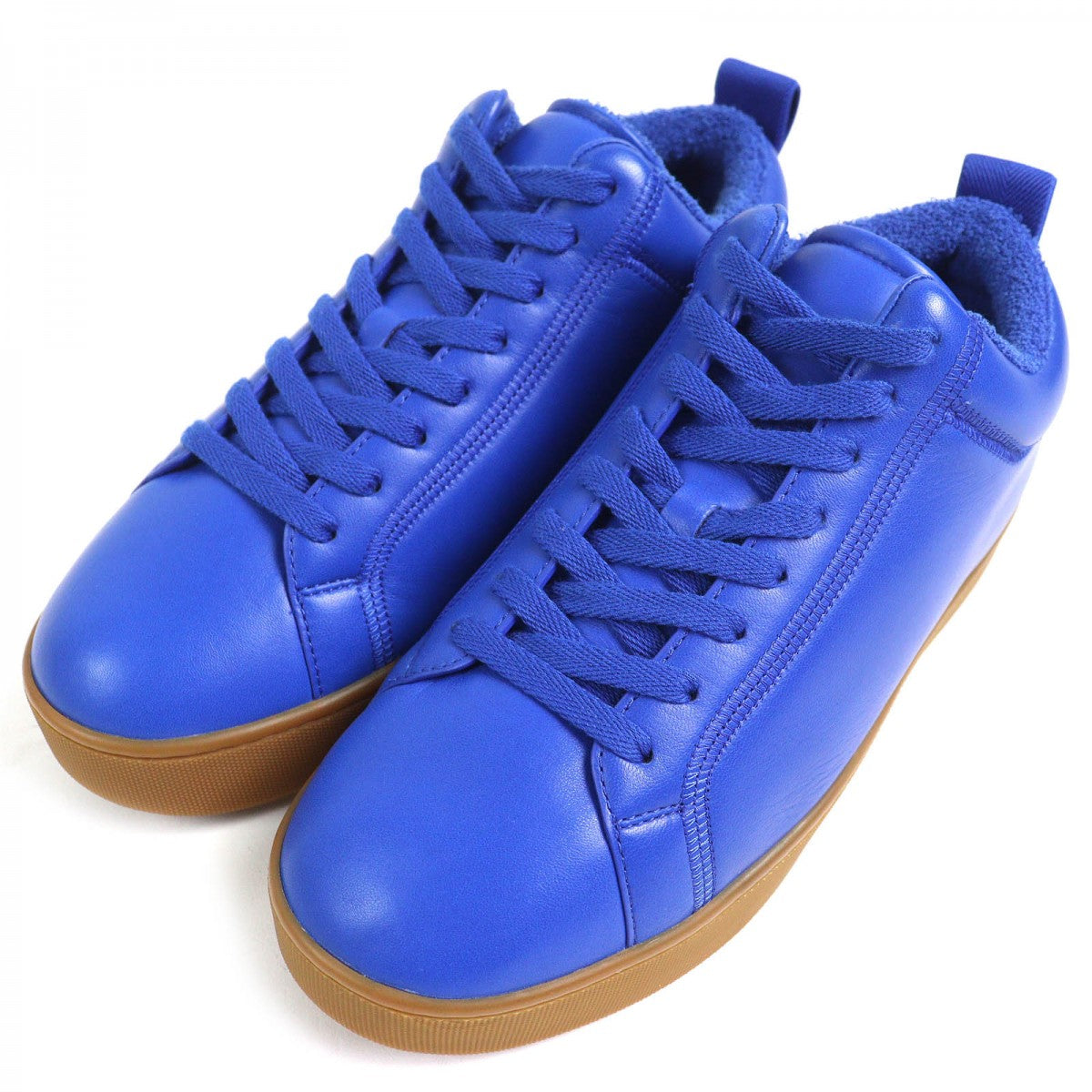 BOTTEGAVENETA Low cut sneakers 651427 Main: Leather blue QUILT mens 40