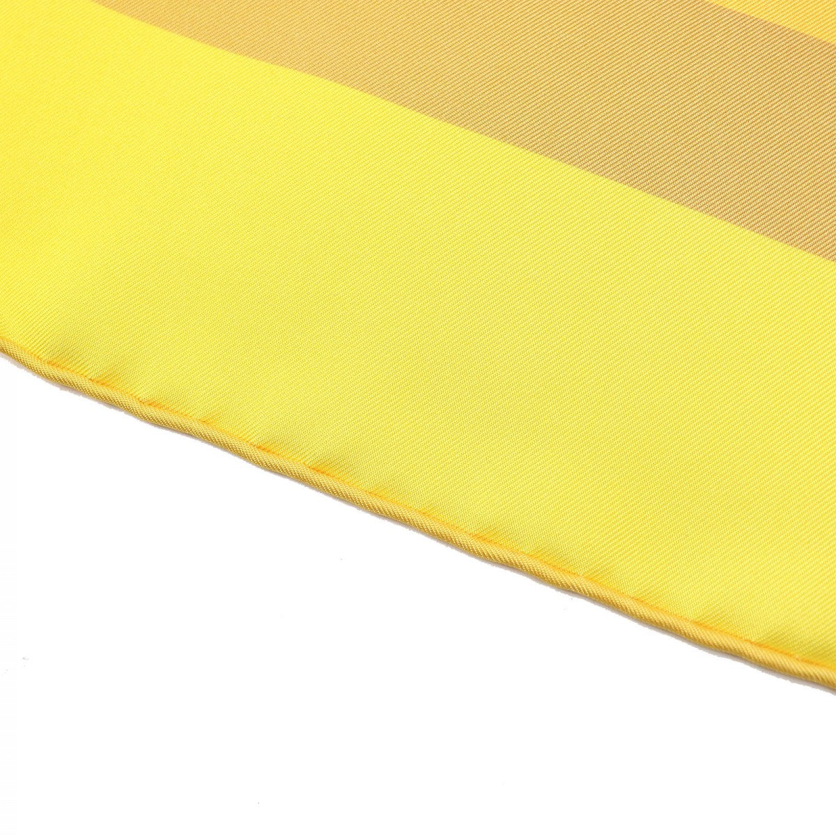 HERMES Stall Main: 100% silk Jaune vif/green/orange Rectangle Aloha Women