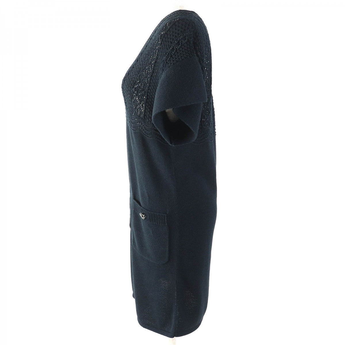 CHANEL one piece P58547 Main: 100% cotton Navy Women 34