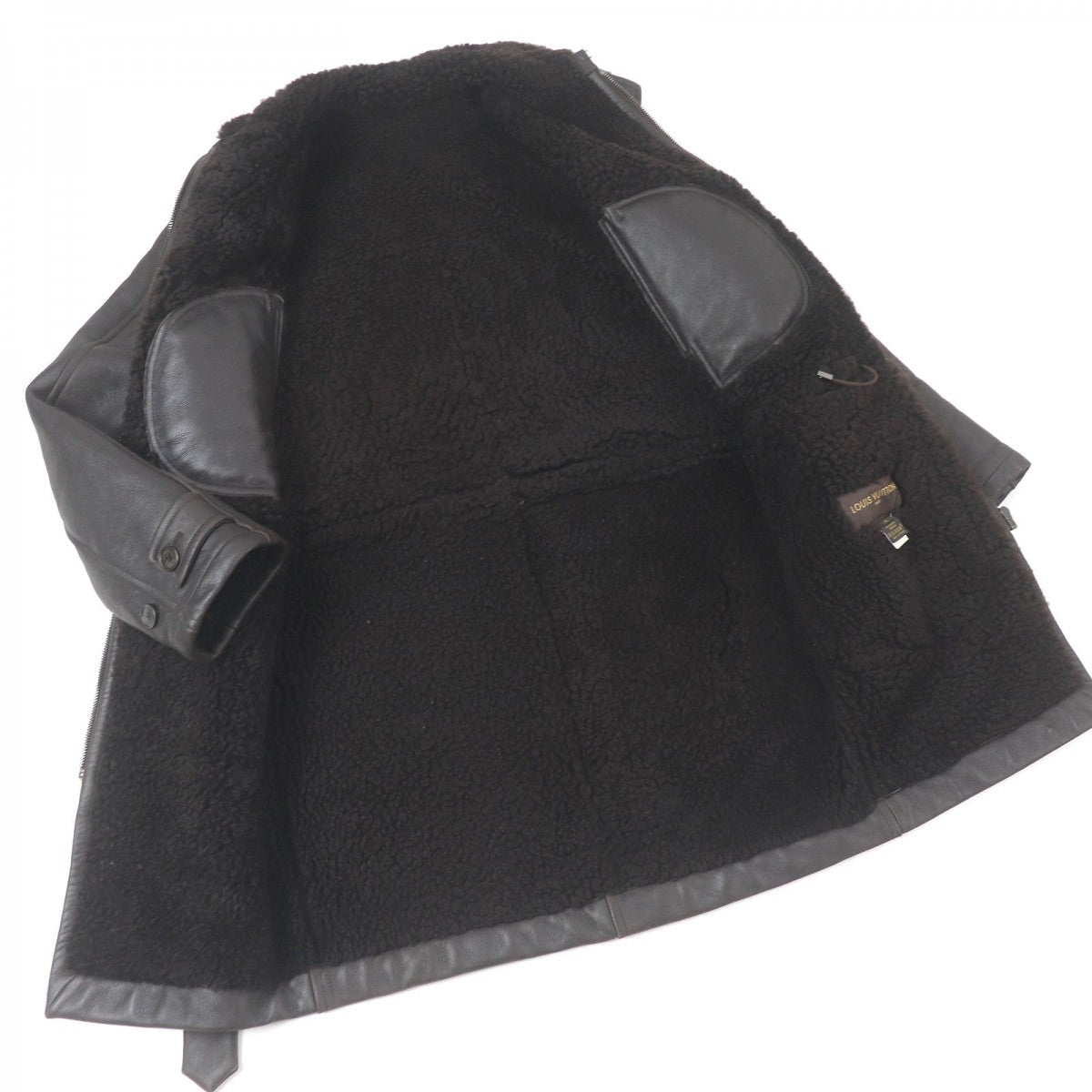 LOUIS VUITTON Mouton coat Main: 100% sheep leather Brown mens 46