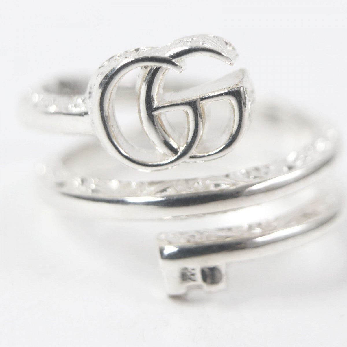 GUCCI Ring 770719 Mainï¿½FAG925 Silver mens 18