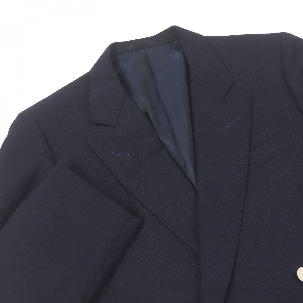 BURBERRY tailored jacket wool Navy