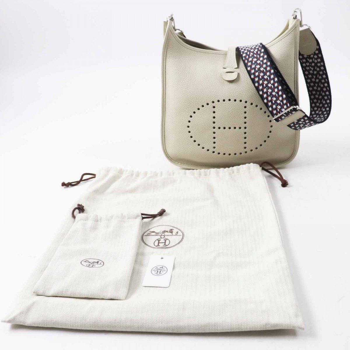 HERMES Shoulder Bag Main�FTaurillon Clemence Beton Evelyn 3PM Women