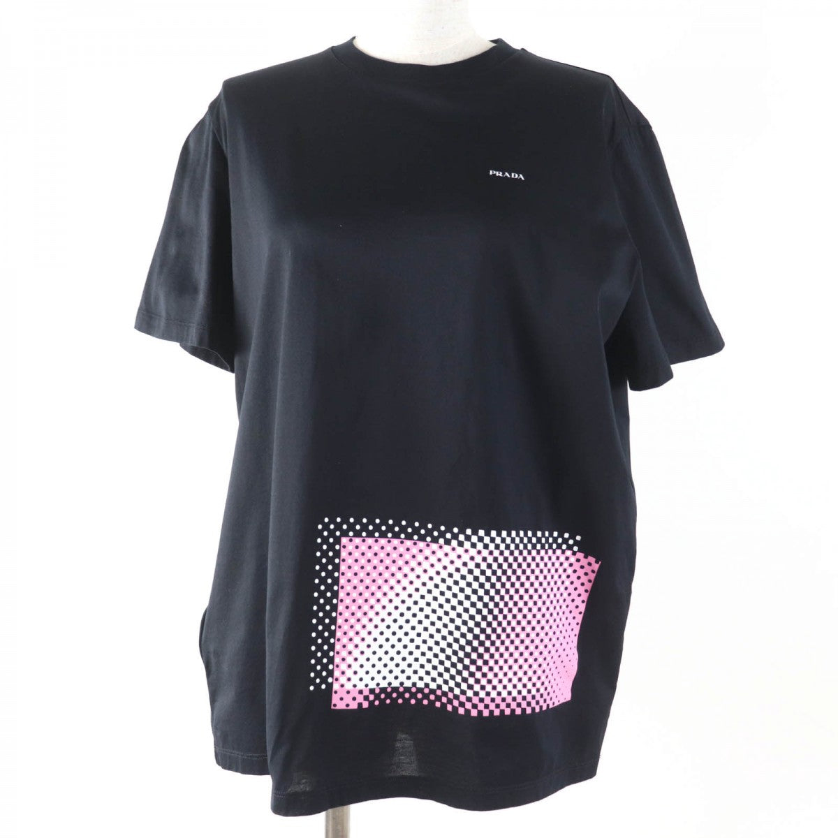 PRADA Short sleeve T-shirt 35838 cotton black M