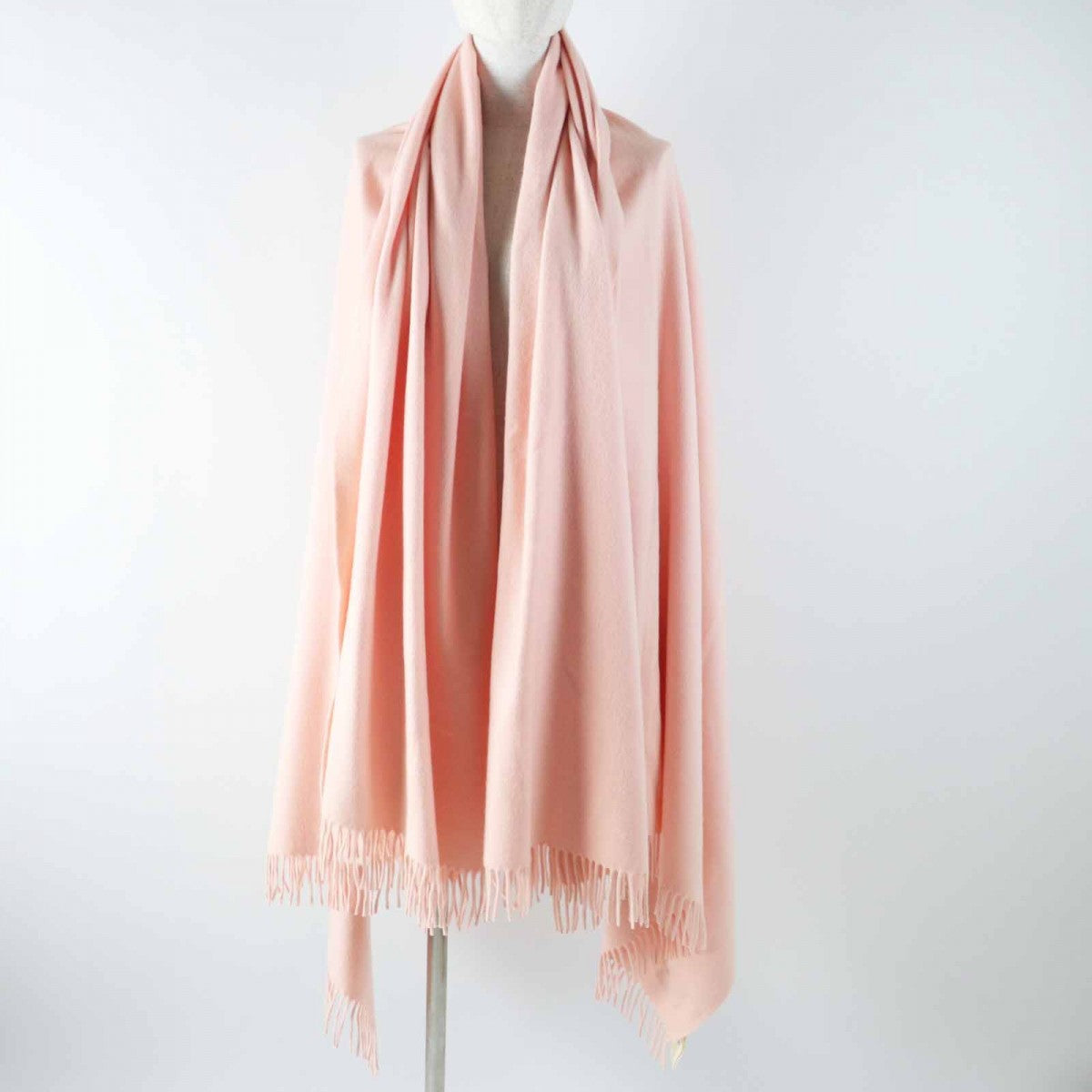 HERMES shawl Main: 100% cashmere Baby pink Women