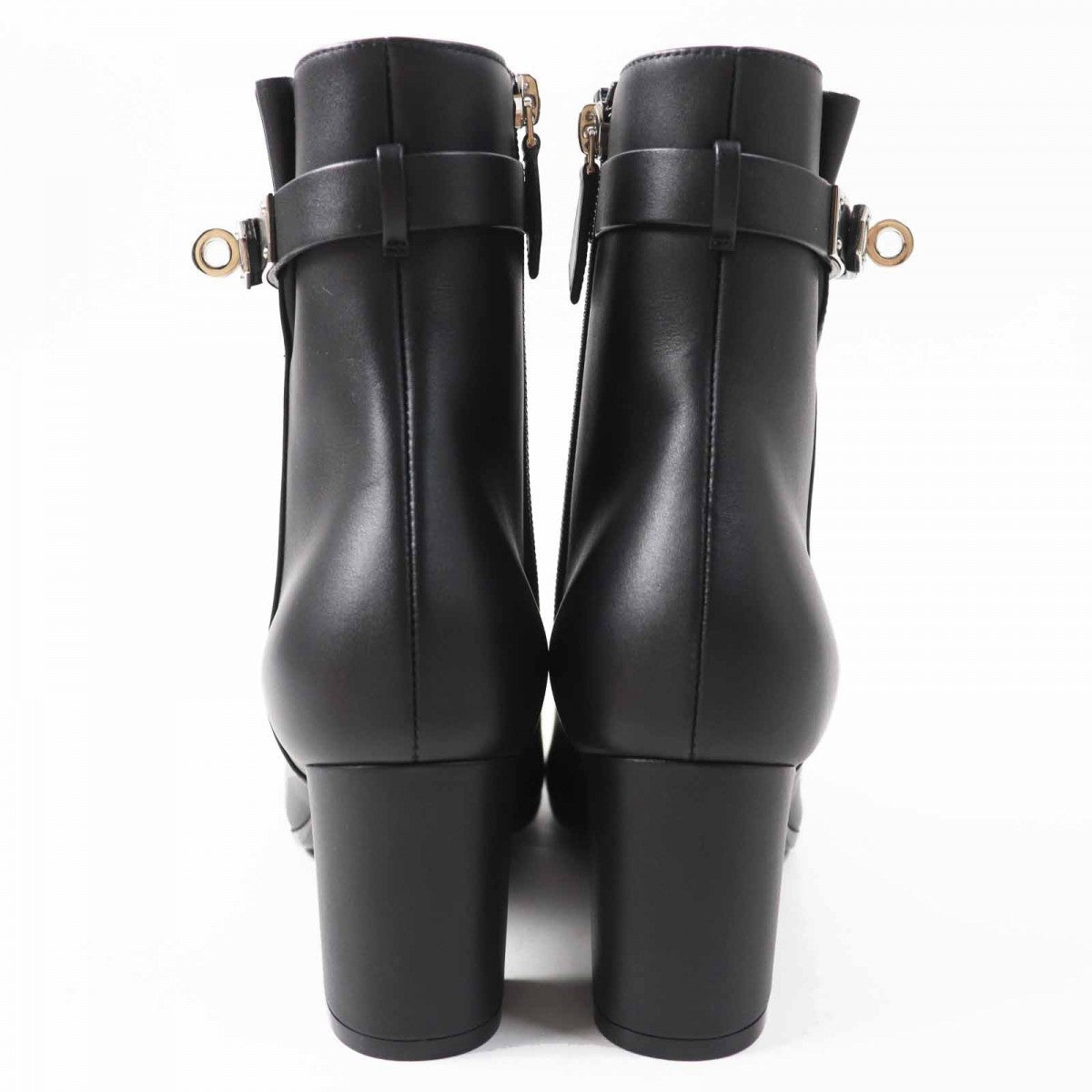 HERMES short boots Main: Leather black Saint Germain Women 35