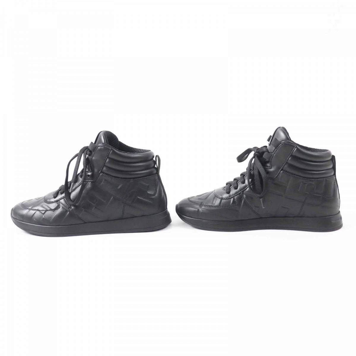 FENDI High cut sneakers 8E7045 Main: Leather black Women 35