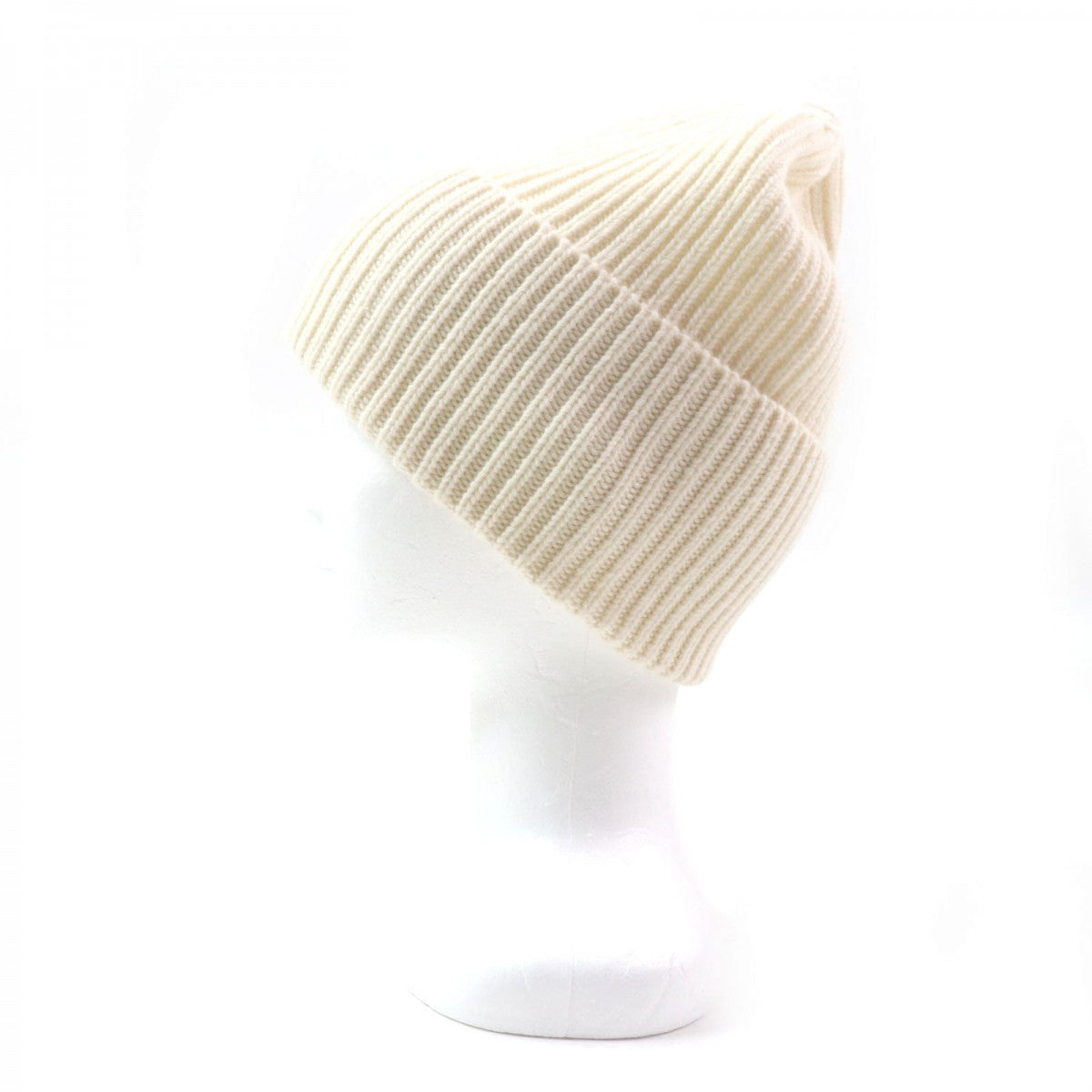 LOUIS VUITTON Knit cap M76707 Main: 100% wool, Leather parts: cowhide, Parts: 100% polyester Ivory Bonnet LV Beanie mens