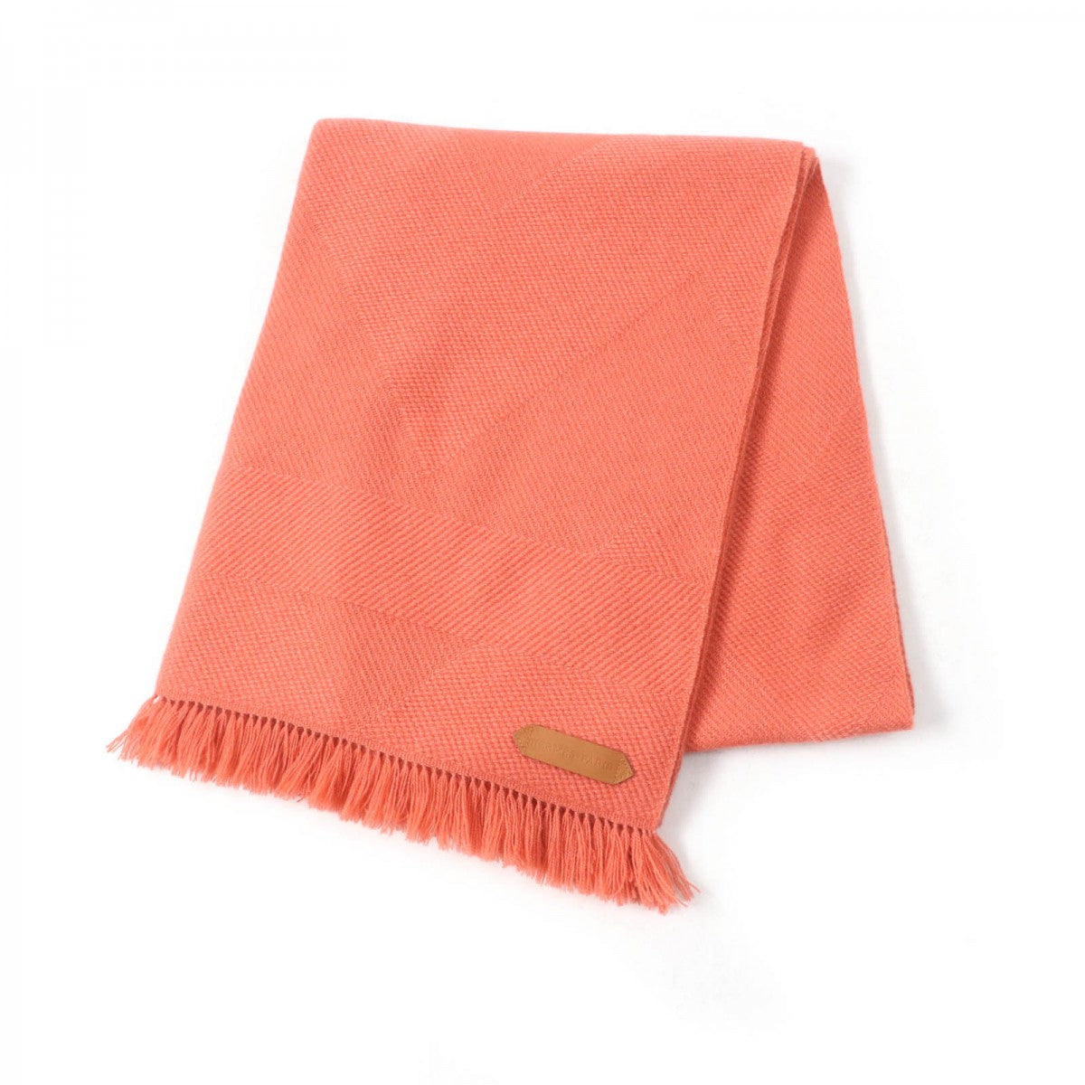 HERMES Scarf Main: 100% cashmere pink Grand Chevron Women