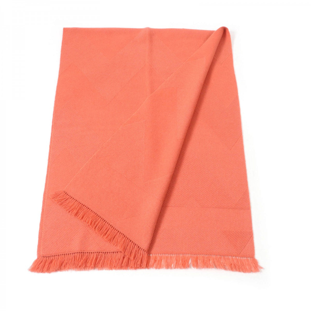 HERMES Scarf Main: 100% cashmere pink Grand Chevron Women