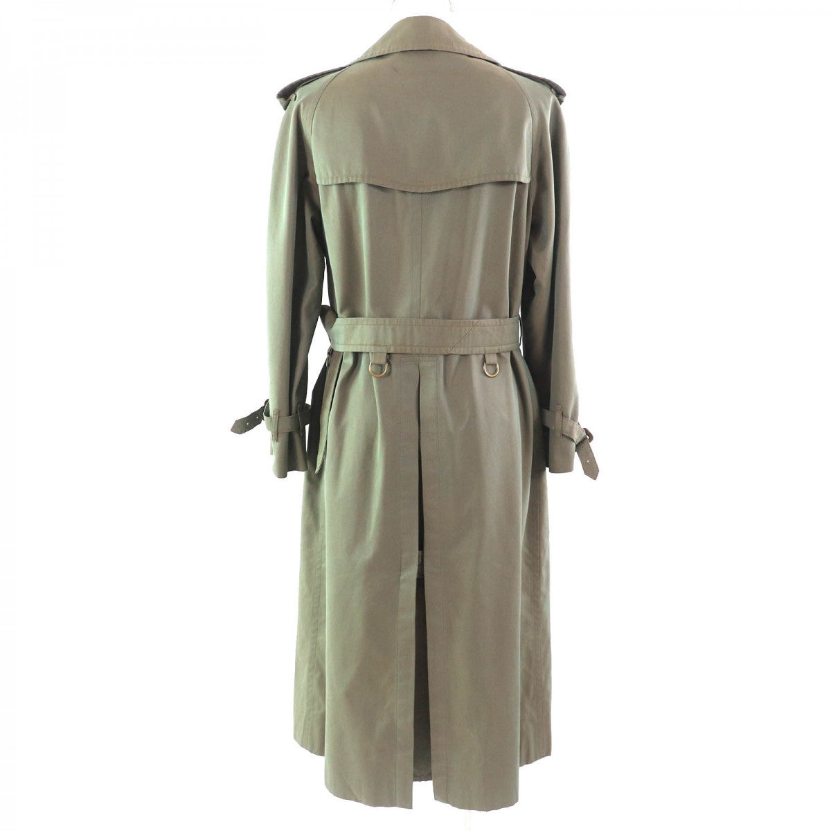 BURBERRY trench coat cotton iridescent L