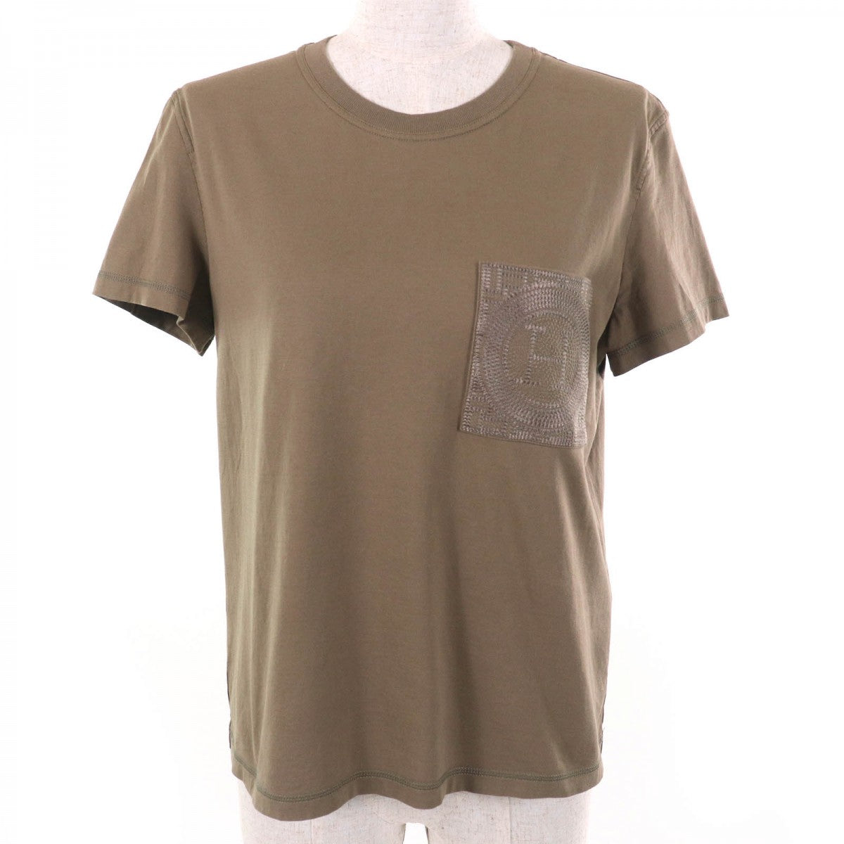 HERMES Short sleeve T-shirt 3H4614DL cotton Etope 40