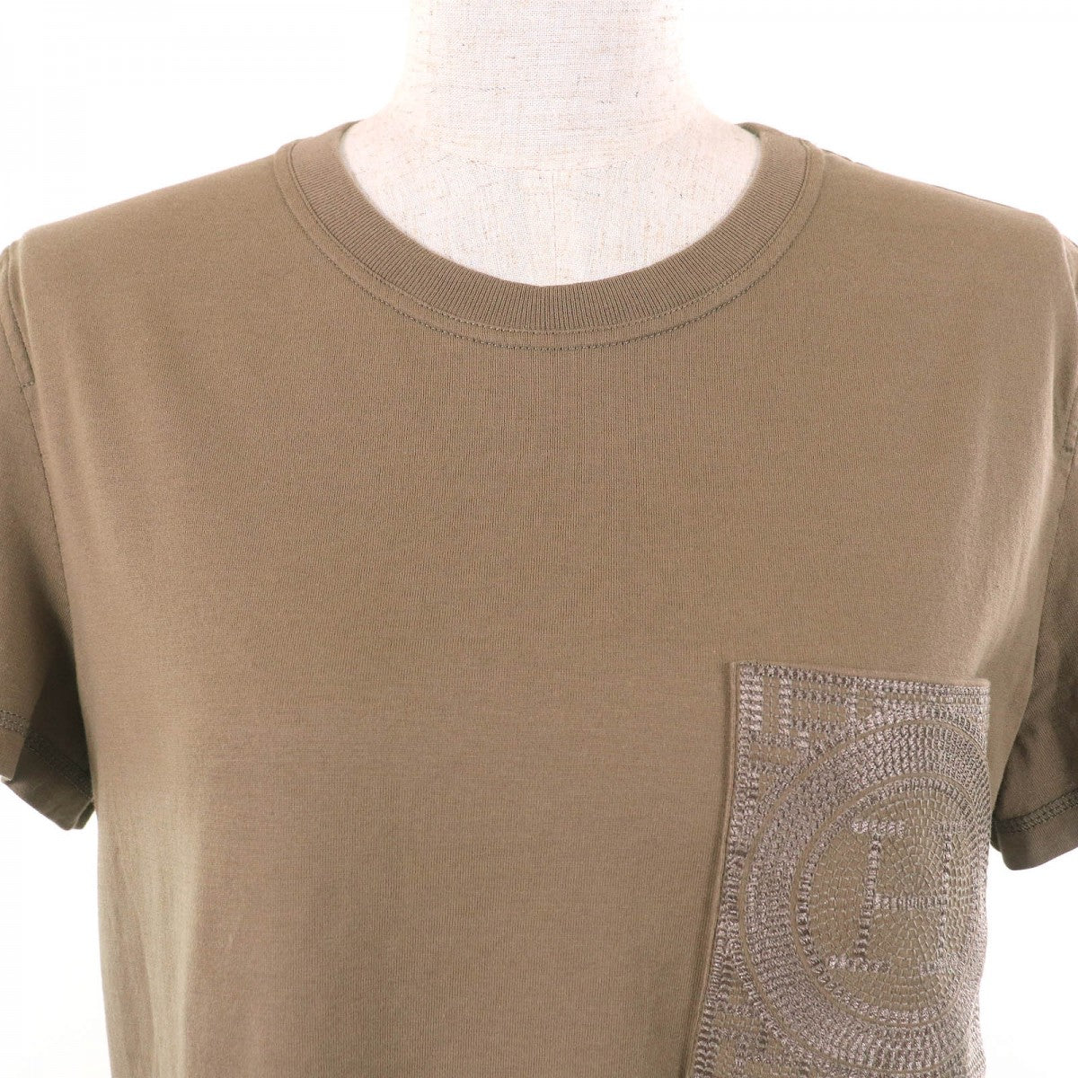 HERMES Short sleeve T-shirt 3H4614DL cotton Etope 40