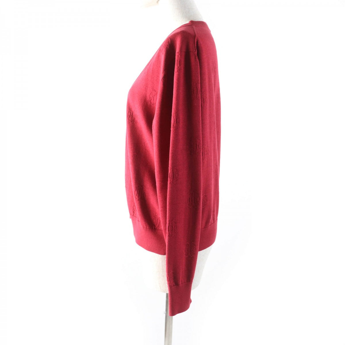 HERMES cardigan Main: 57% silk, Main: 43% cotton Bordeaux Women 42