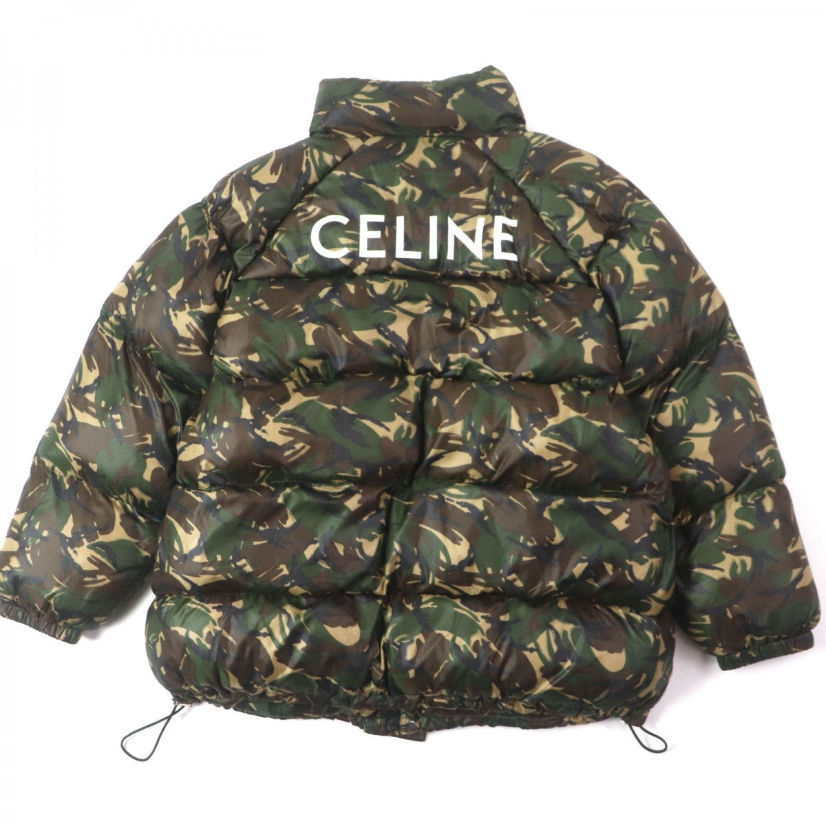 CELINE Jacket 2W4300610 Outer: 100% nylon, Lining: 100% nylon, Part: 100% polyester, Filling: 100% polyester Green Brown Multi mens 54