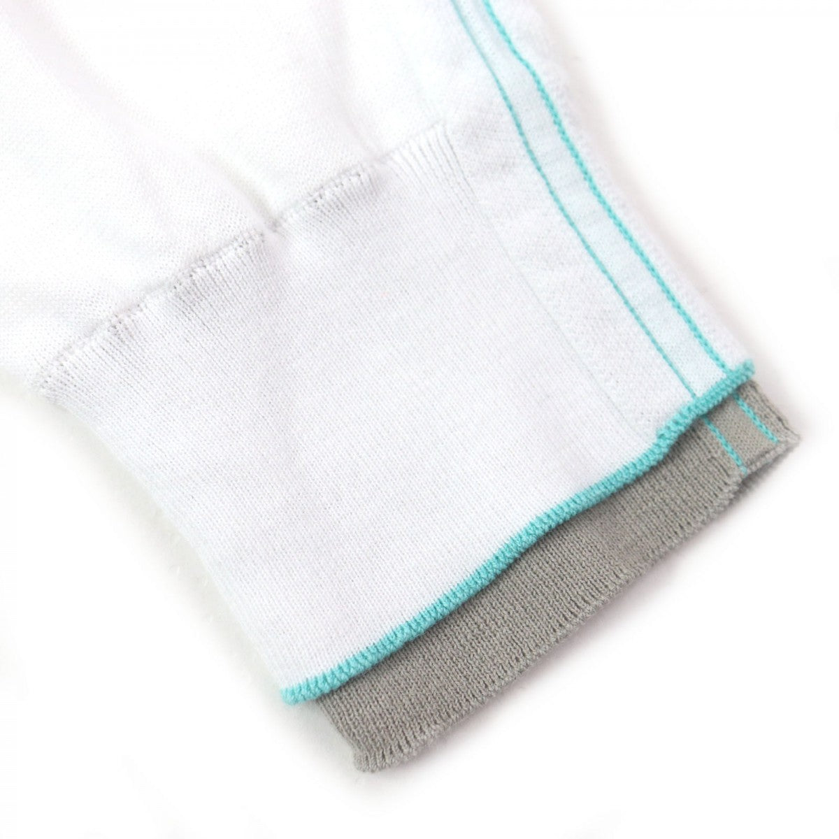 HERMES sweater Main: 100% cotton white blue gray mens S