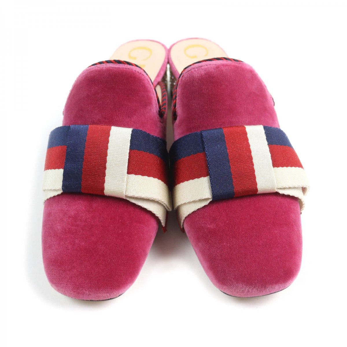 GUCCI Sandals 496562 Main: Velour pink Women 35