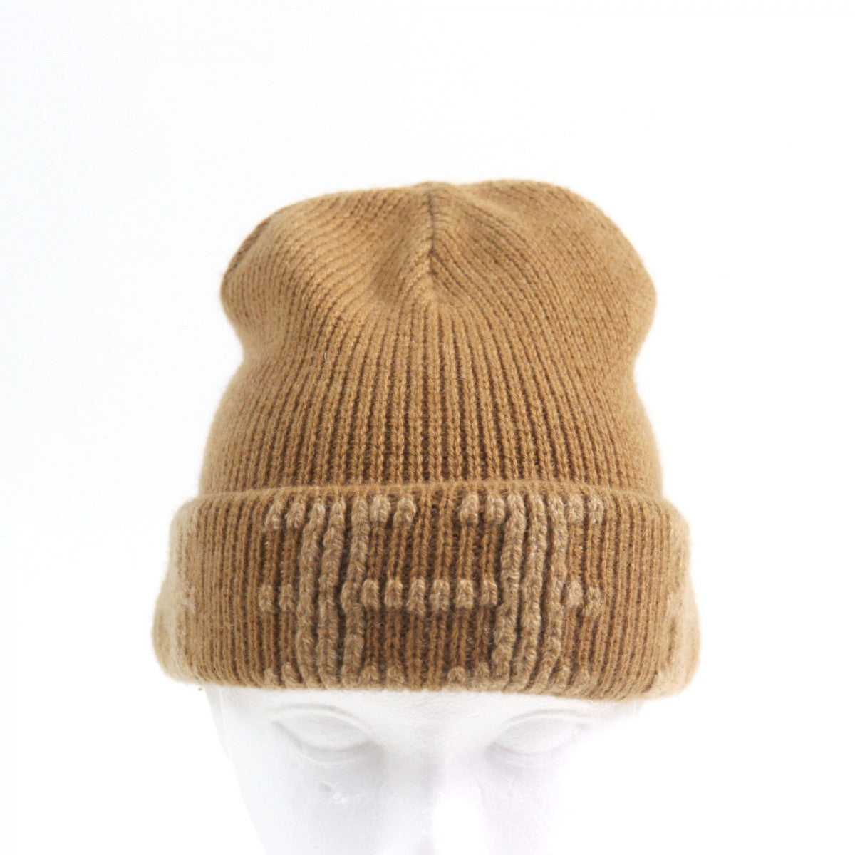 HERMES Knit cap Main: 100% cashmere Brown type mens