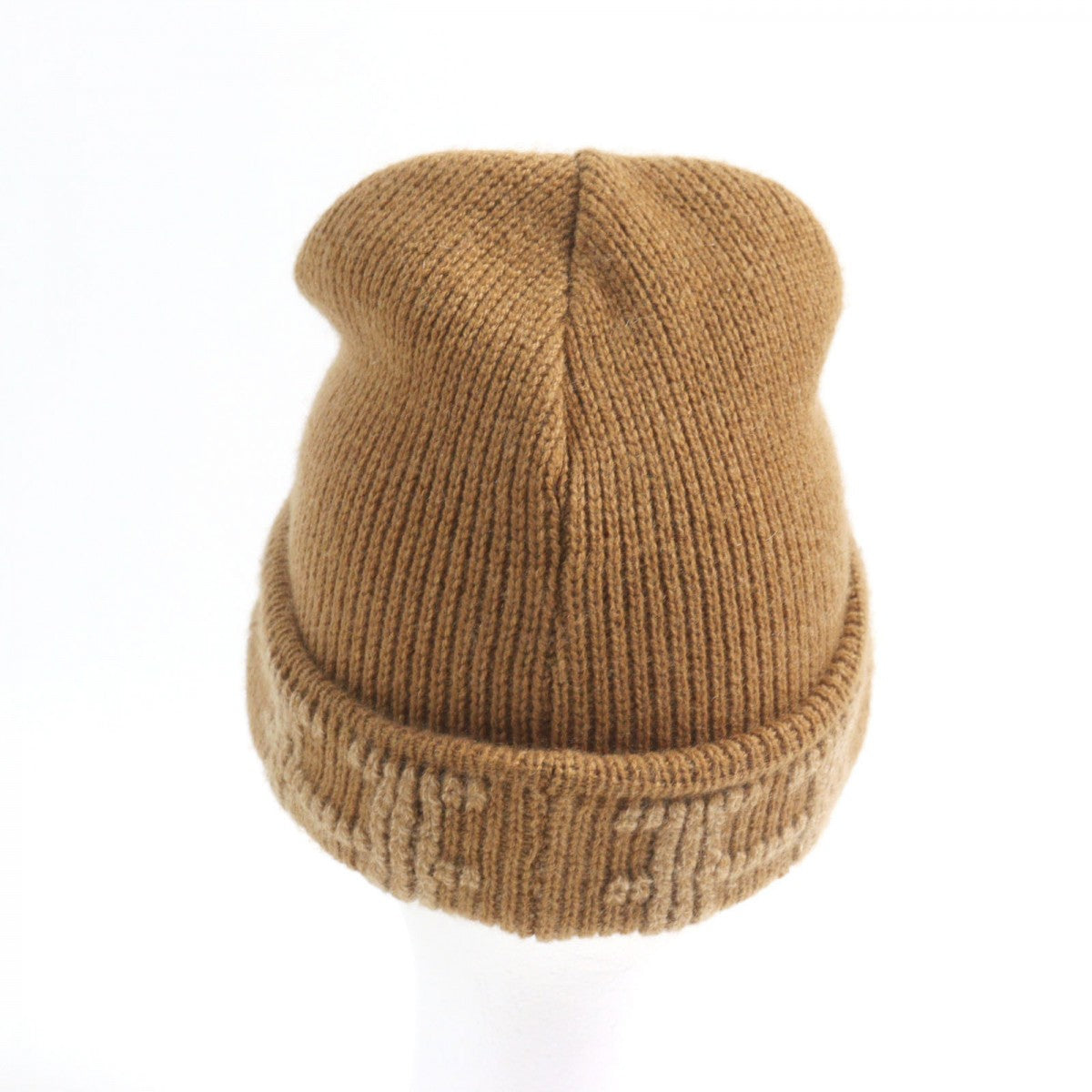 HERMES Knit cap Main: 100% cashmere Brown type mens