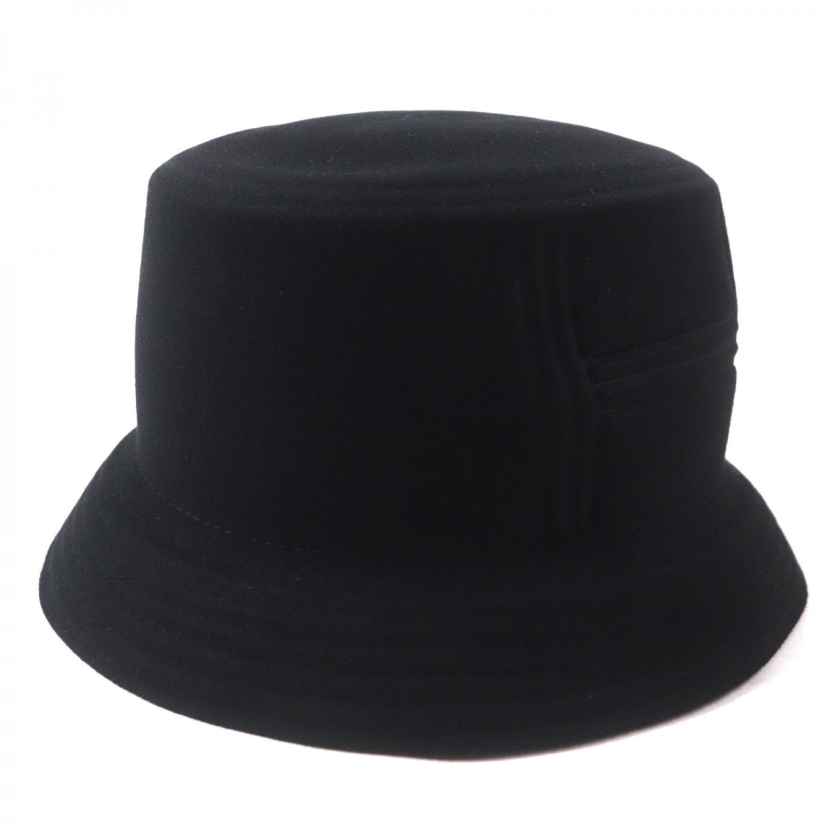 HERMES hat Main: 100% wool, part: 52% cotton, part: 48% rayon black DALTON mens