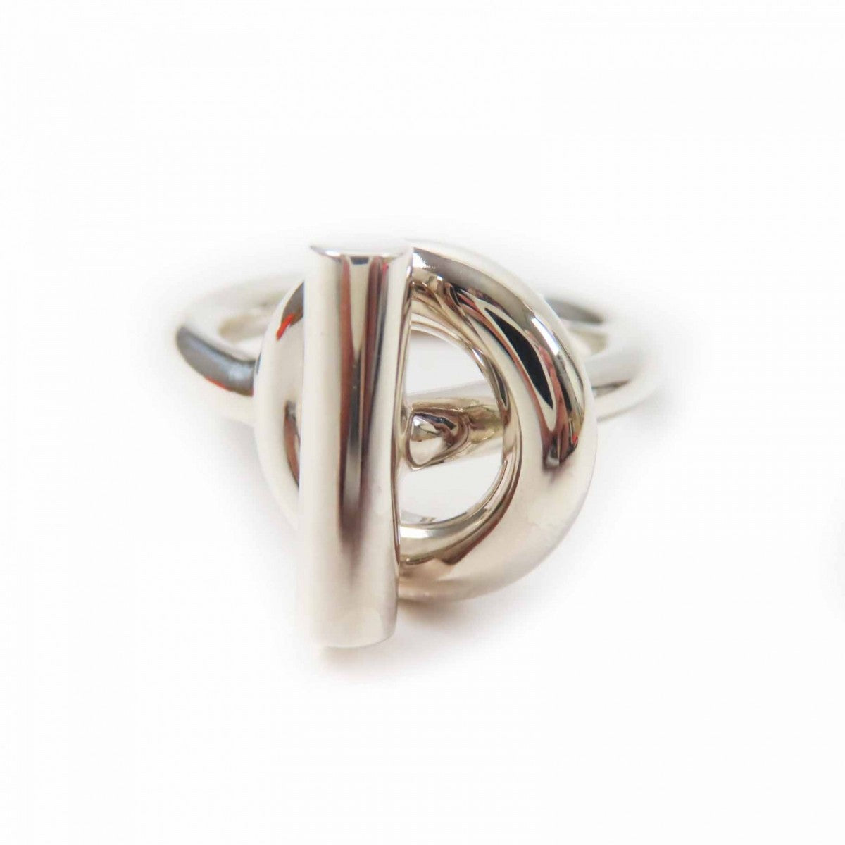 HERMES Ring Main�FAG925 Silver Echappee Women