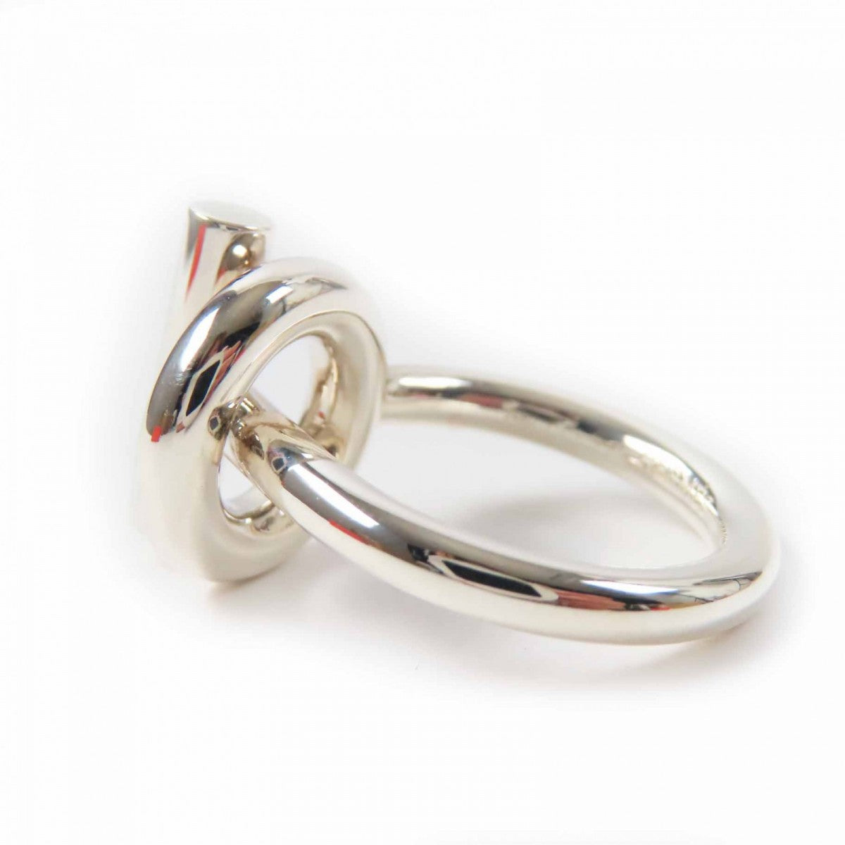 HERMES Ring Main�FAG925 Silver Echappee Women