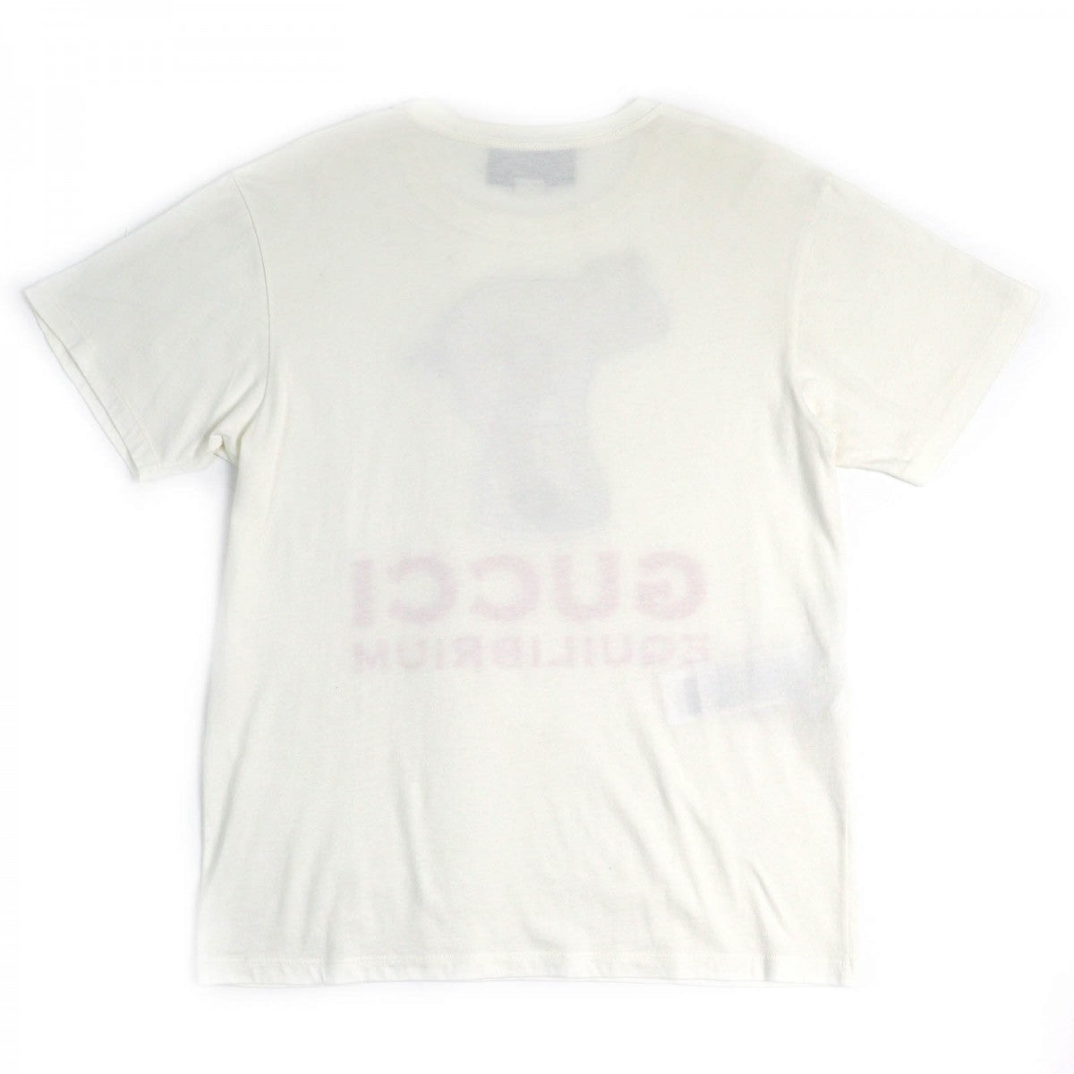 GUCCI Short sleeve T-shirt 615044 Main: 100% cotton, Part: 100% acrylic Off-white multicolor mens XXS