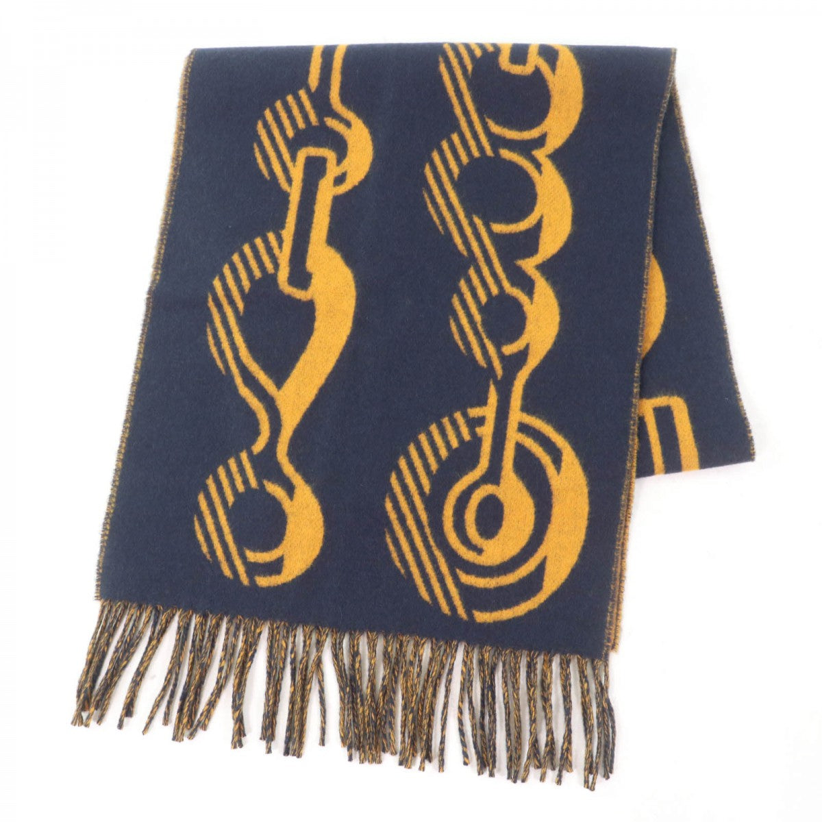 HERMES Scarf Main: Cashmere Navy Dre Buckle Women