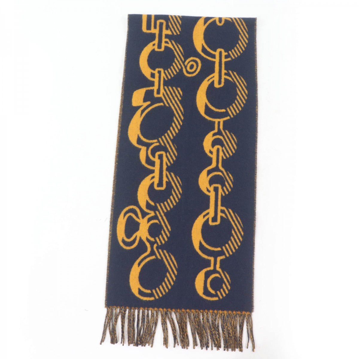 HERMES Scarf Main: Cashmere Navy Dre Buckle Women