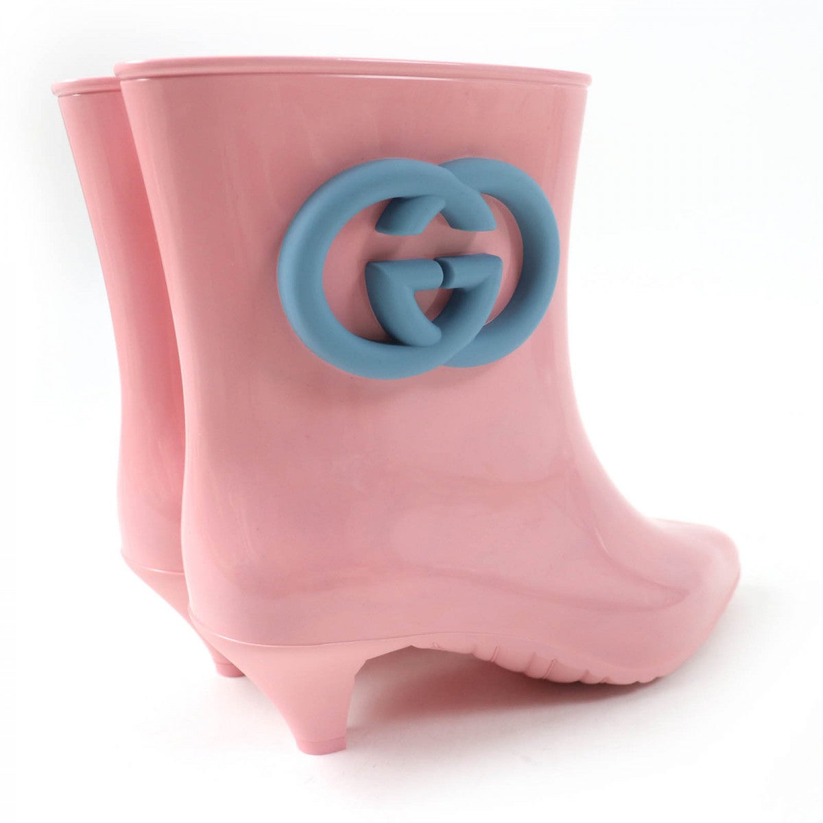 GUCCI Rain shoes 724458 Main: Rubber pink Women 36