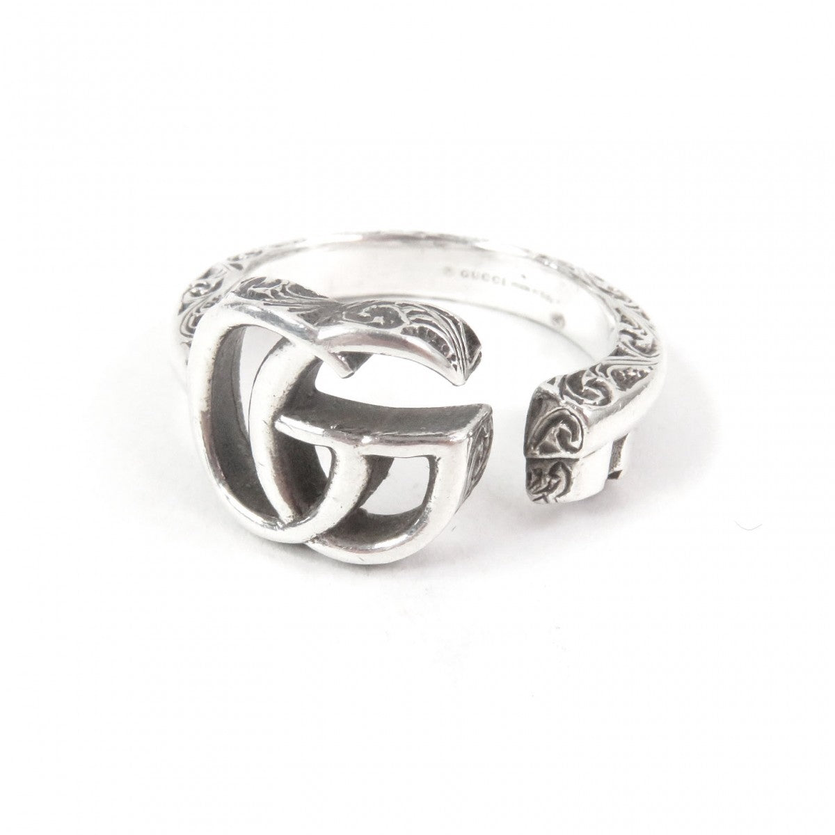 GUCCI Ring 627760 Mainï¿½FSV925 Silver Arabesque mens