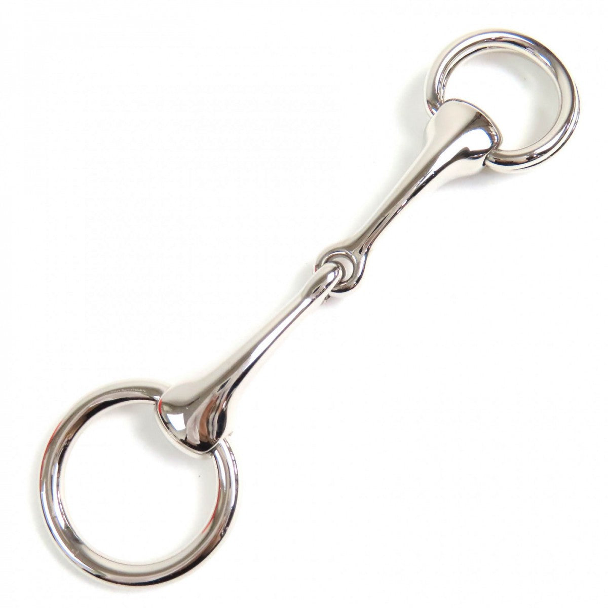 HERMES Scarf ring metal Silver Women