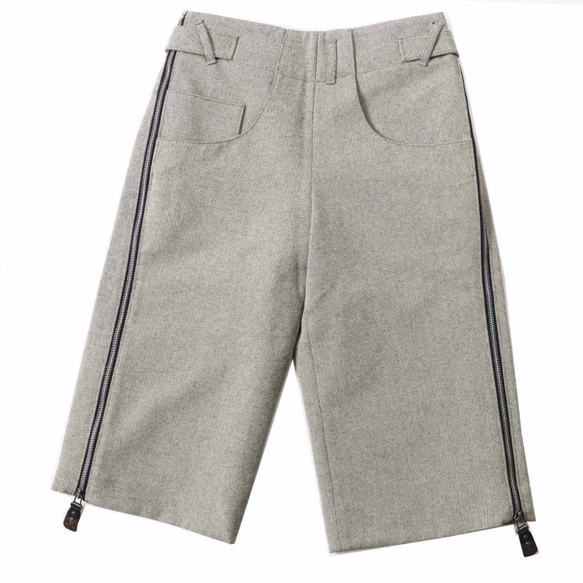 LOUIS VUITTON Pants Main: 48% polyurethane, Main: 28% wool, Main: 13% polyester, Main: 11% cashmere, Lining: 37% polyurethane, : Cowhide, : Brass, : Synthetic resin Beige type Women 32